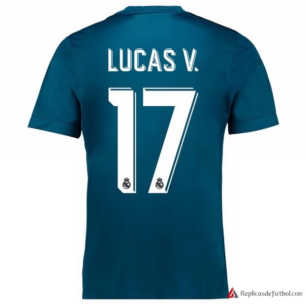 Camiseta Real Madrid Tercera equipación Lucas V. 2017-2018